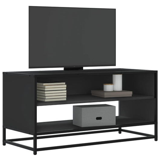 Tv-Meubel 91X40X46 Cm Bewerkt Hout En Metaal